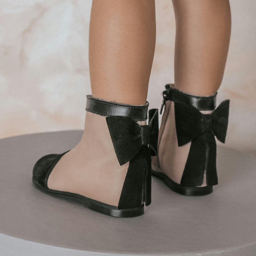 Clara Leather Booties