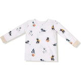 Sporty Puppies - Long Sleeve Loungewear Set