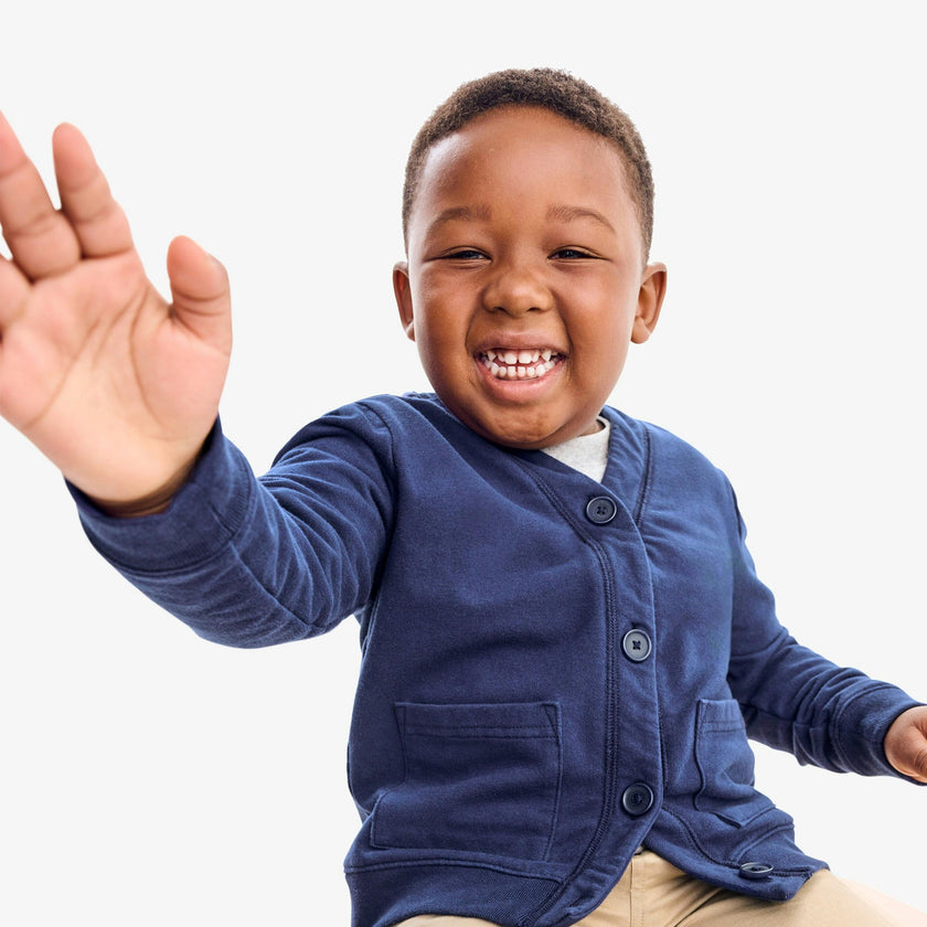 Kids sweatshirt cardigan