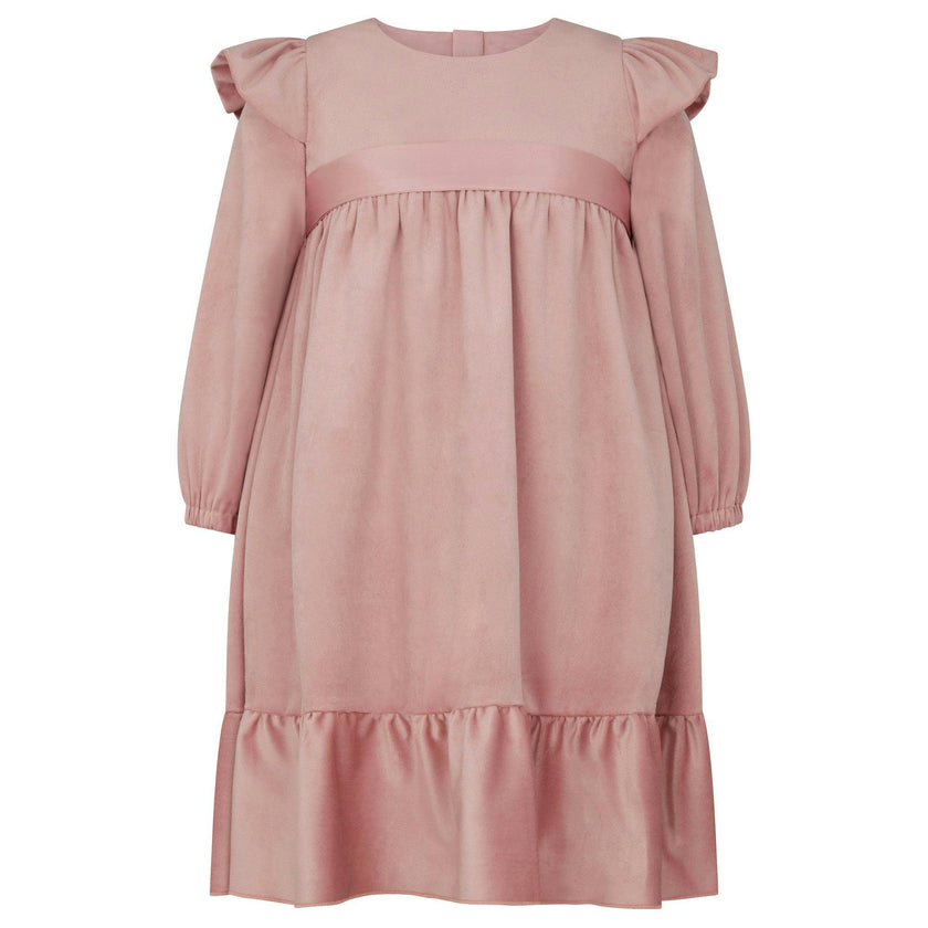 Chloe Velvet & Satin Bow Party Dress