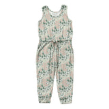 Girls Tank Jumper in Aqua Grey Floral