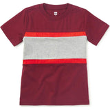 Colorblock Sporty Top, Red