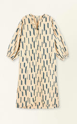 Kona Caftan in Parchment Rainfall