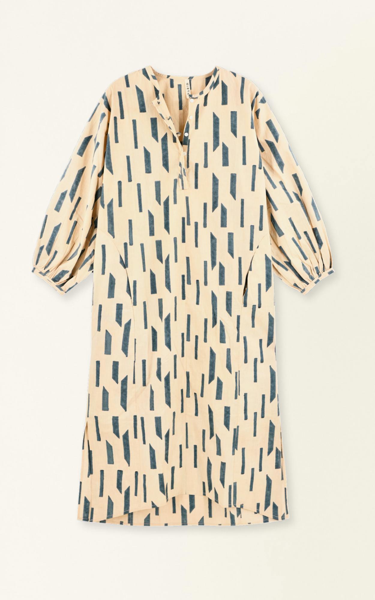 Kona Caftan in Parchment Rainfall