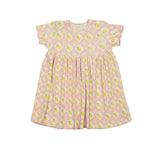Ribbed Dress in Lemon Twist