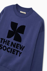 TNS Logo Woman Sweatshirt Blue Depghts