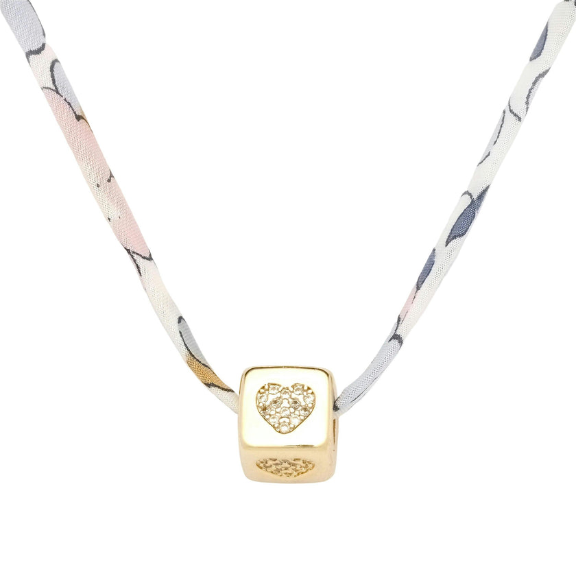Liberty Gold Heart Charm Necklace