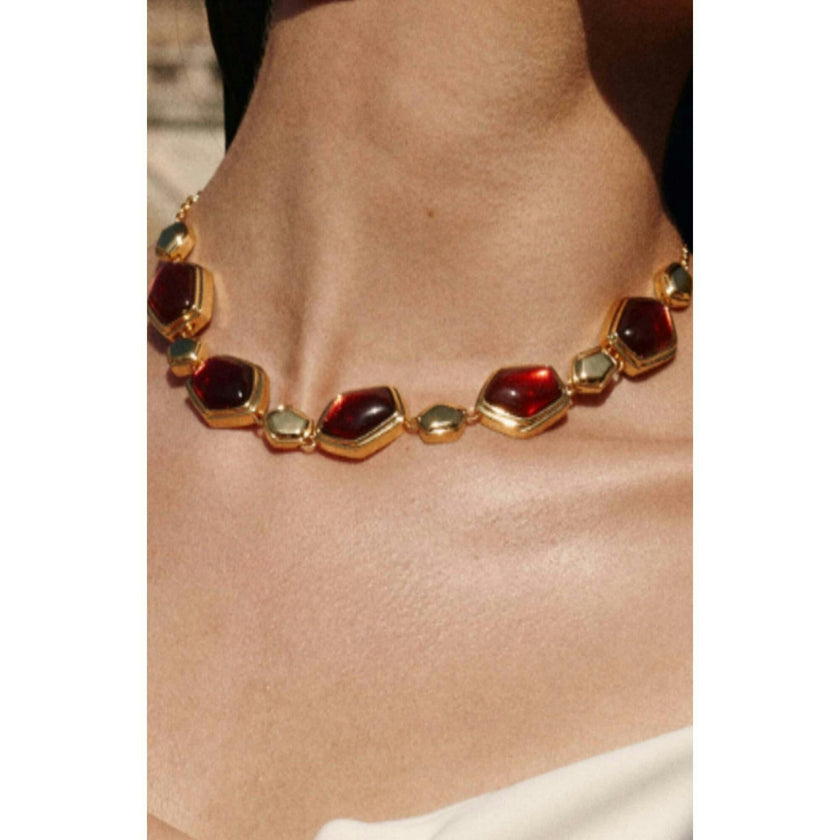 Red Velvet Necklace