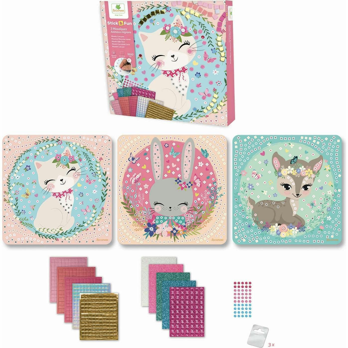 Stick'N Fun - Mosaics Cute Pets - 5y+