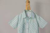 Sporting Shirt in Stripe In Blue Jay
