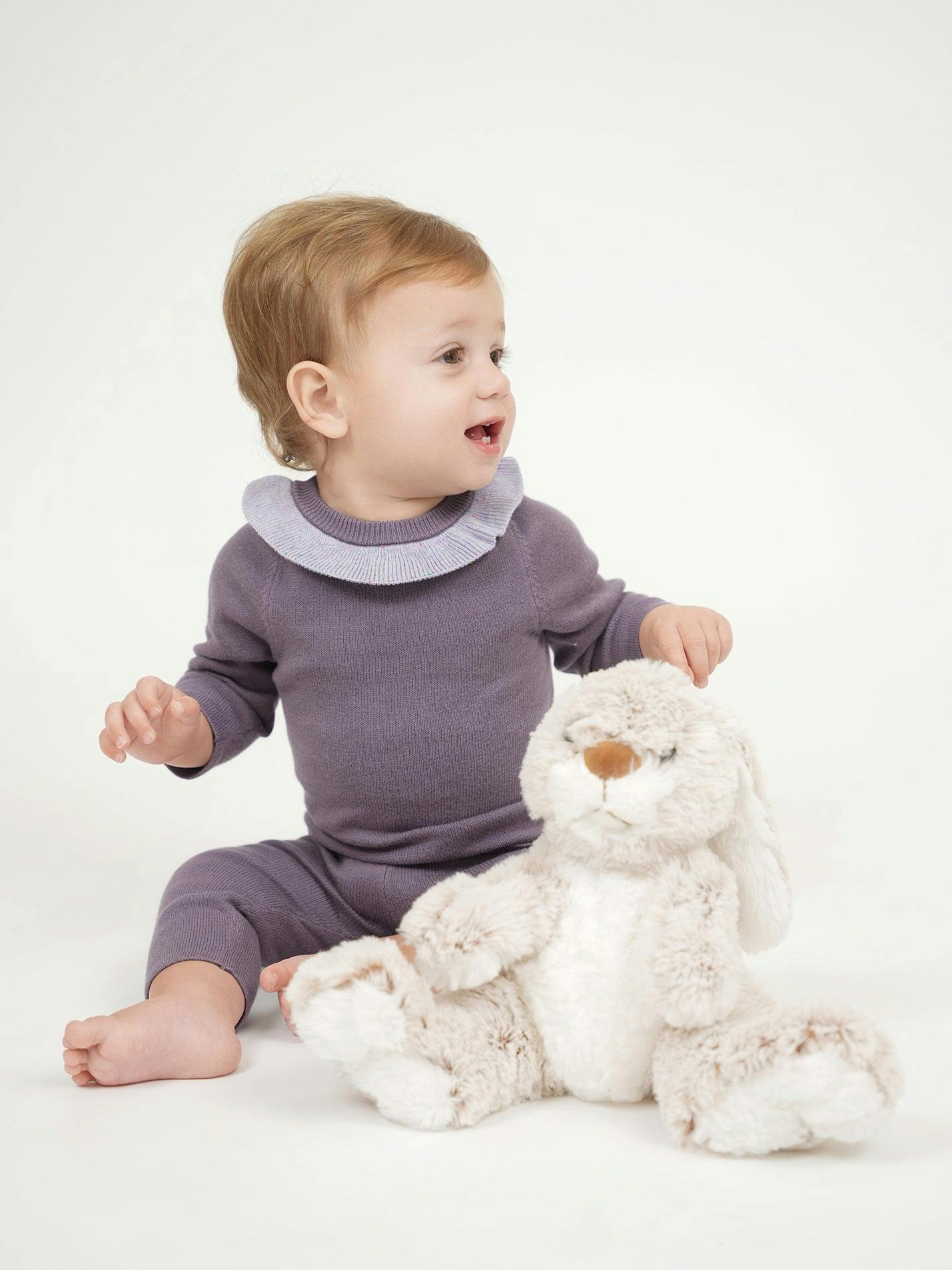Flecked Collar 2Pc Set