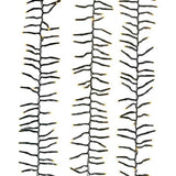 480-Light 16-Foot Connectable Warm White LED Cluster Garland