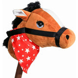 Brown Stick Ride On Plush with Sound