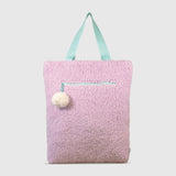 Snuggle Tote XL – The Oversized Sherpa Tote Bag for Sleepovers, Violet Dreams