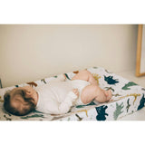 Cotton Muslin Changing Pad Cover - Dino Friends