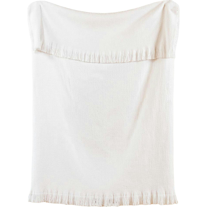 Crosshatch Stain Resistant Indoor Outdoor Throw