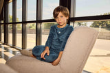 Velour Seams Footie