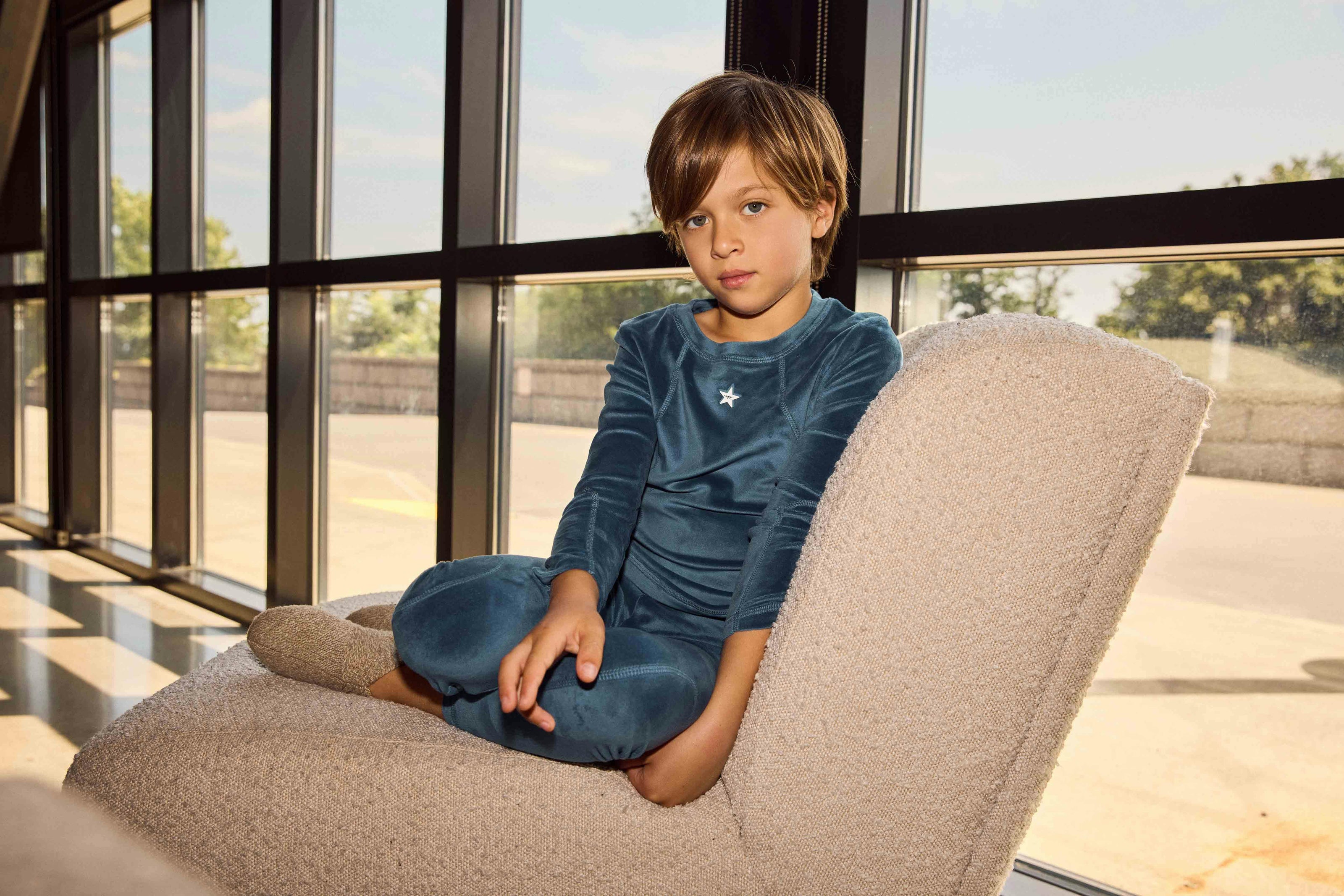 Velour Seams Loungewear Set