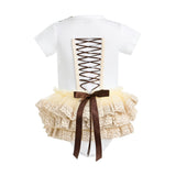 White Elvira Lace Onesie