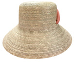 Clematis Bucket Hat (PreOrder Shipping June 15th) - Coral Wide & Short Grosgrain Ribbon