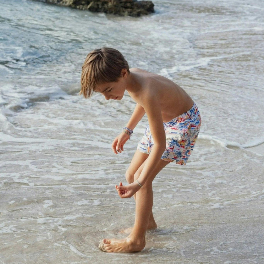Boys' swim shorts, printed | GIGI
