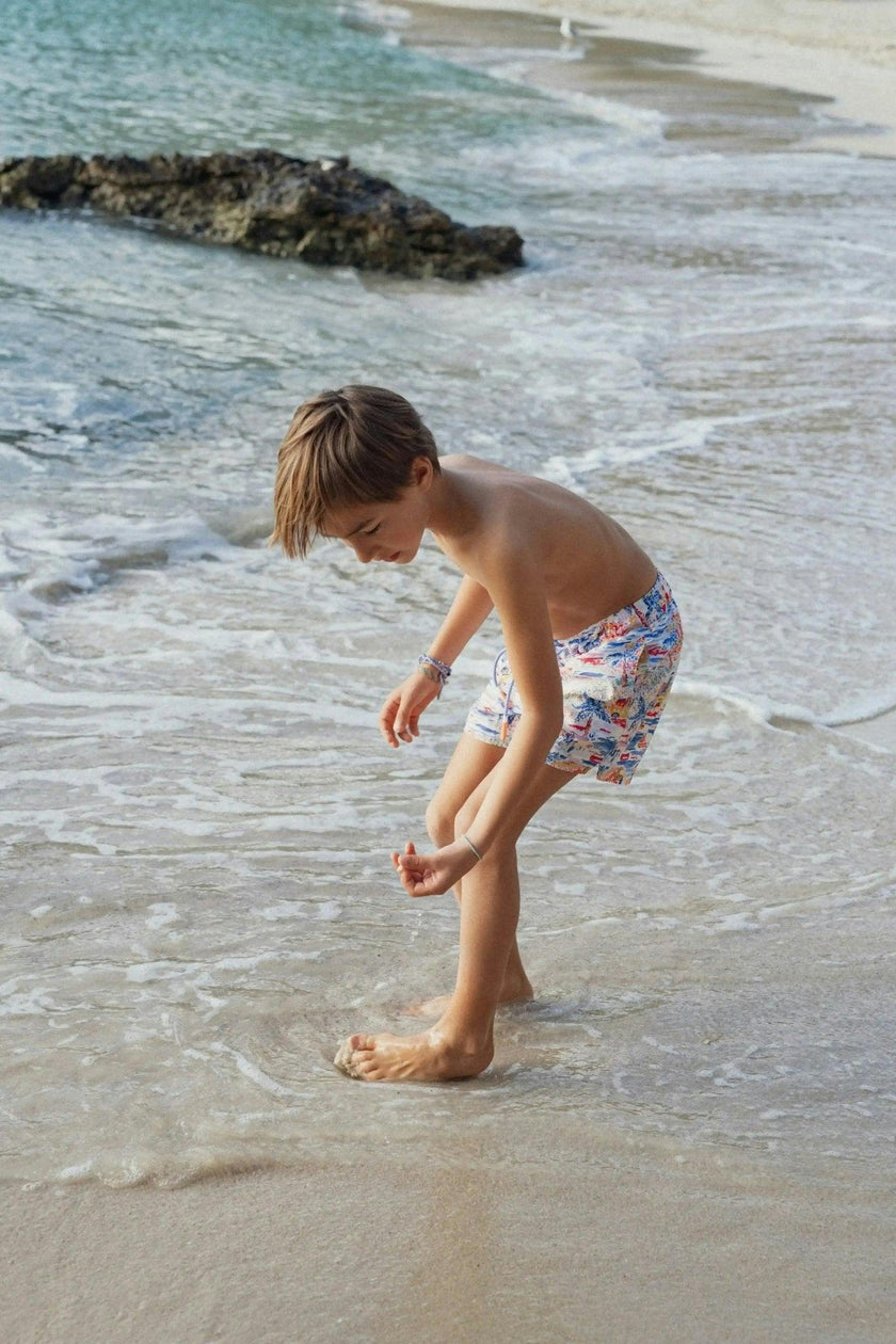 Boys' swim shorts, printed | GIGI