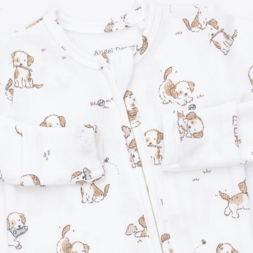 Explorer Puppy Blue - 2 Way Zipper Footie