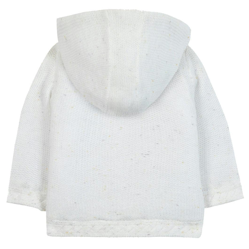 TARTINE ET CHOCOLAT Knit Baby Coat - Nacre