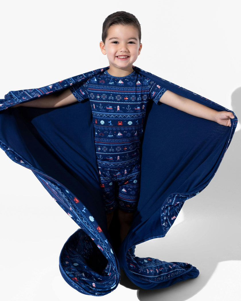 Sail Away Fair Isle Bamboo Blanket
