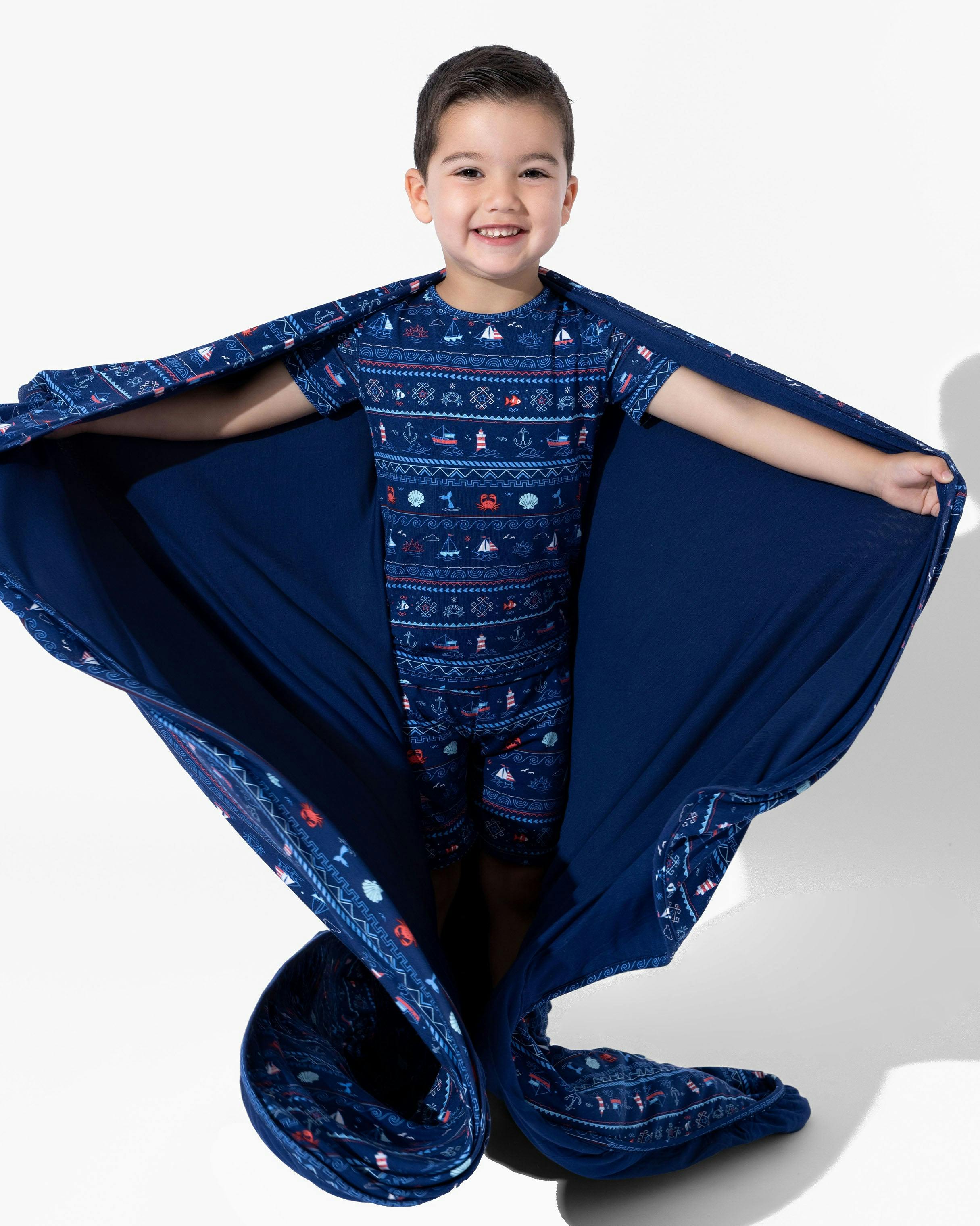 Sail Away Fair Isle Bamboo Blanket