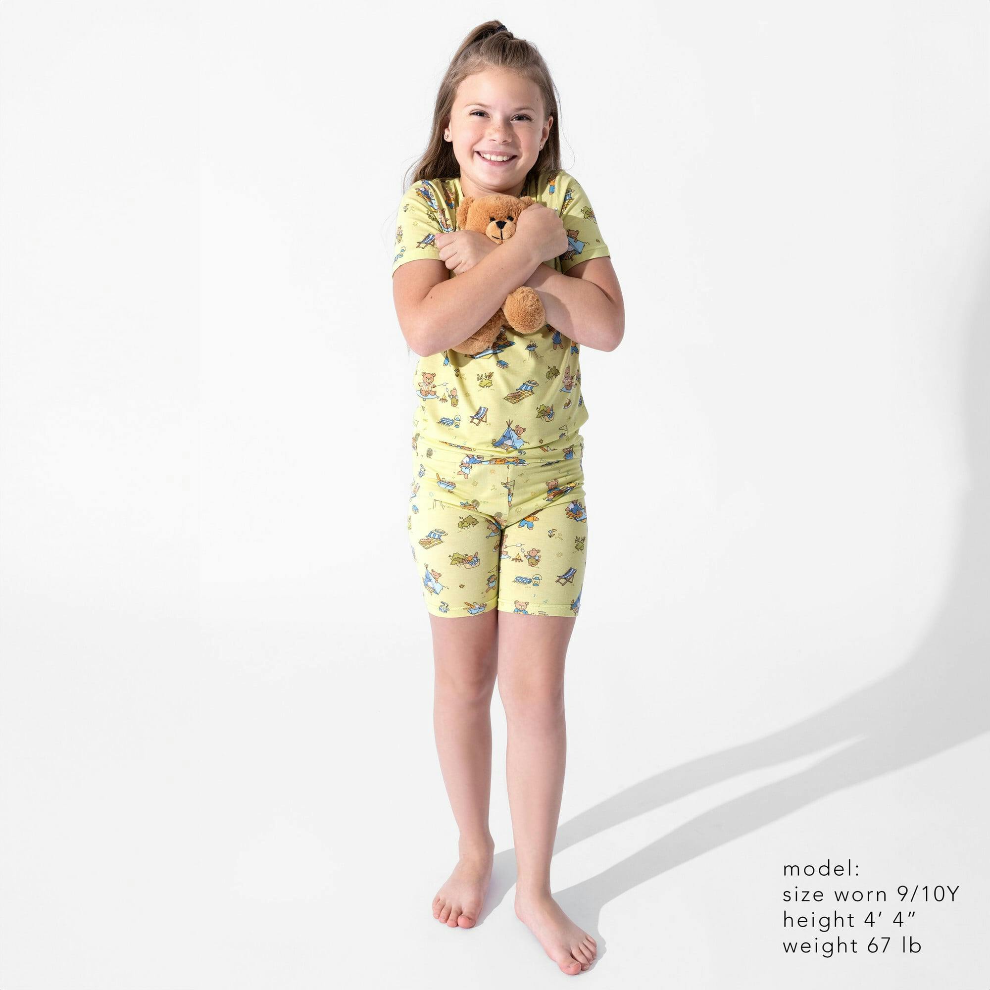 Teddy Picnic Kids Pajama Short Set