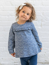 Sorren Ruffle Long Sleeve Top - Millie Floral