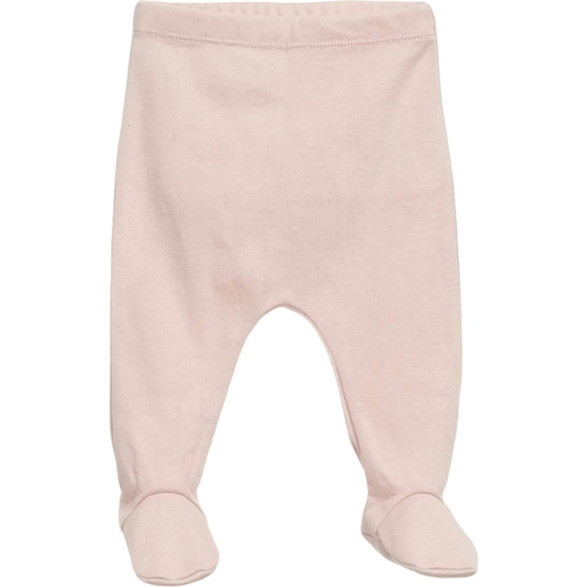Jersey Elastic Waistband Footie Leggings