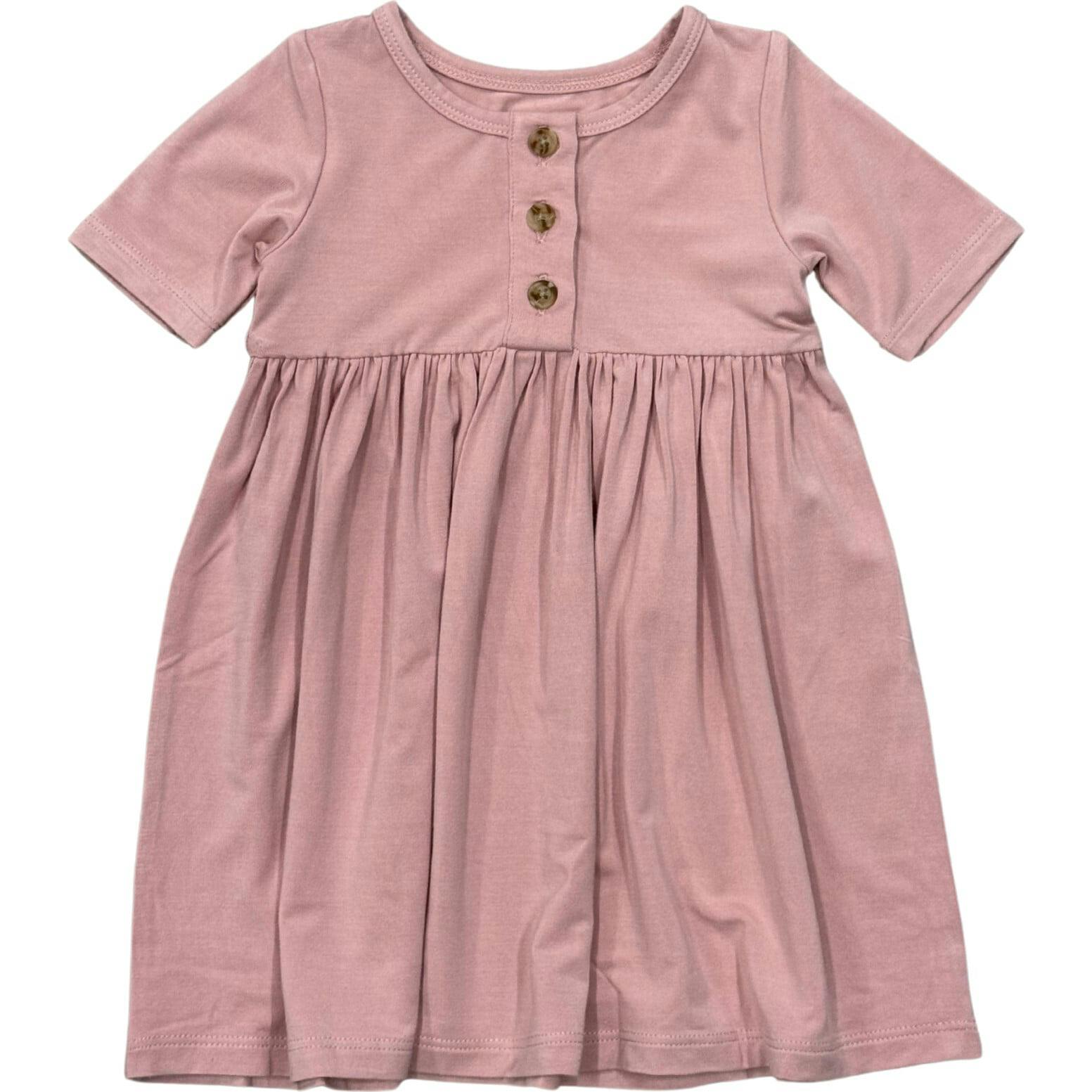 Short Sleeve Henley Dress