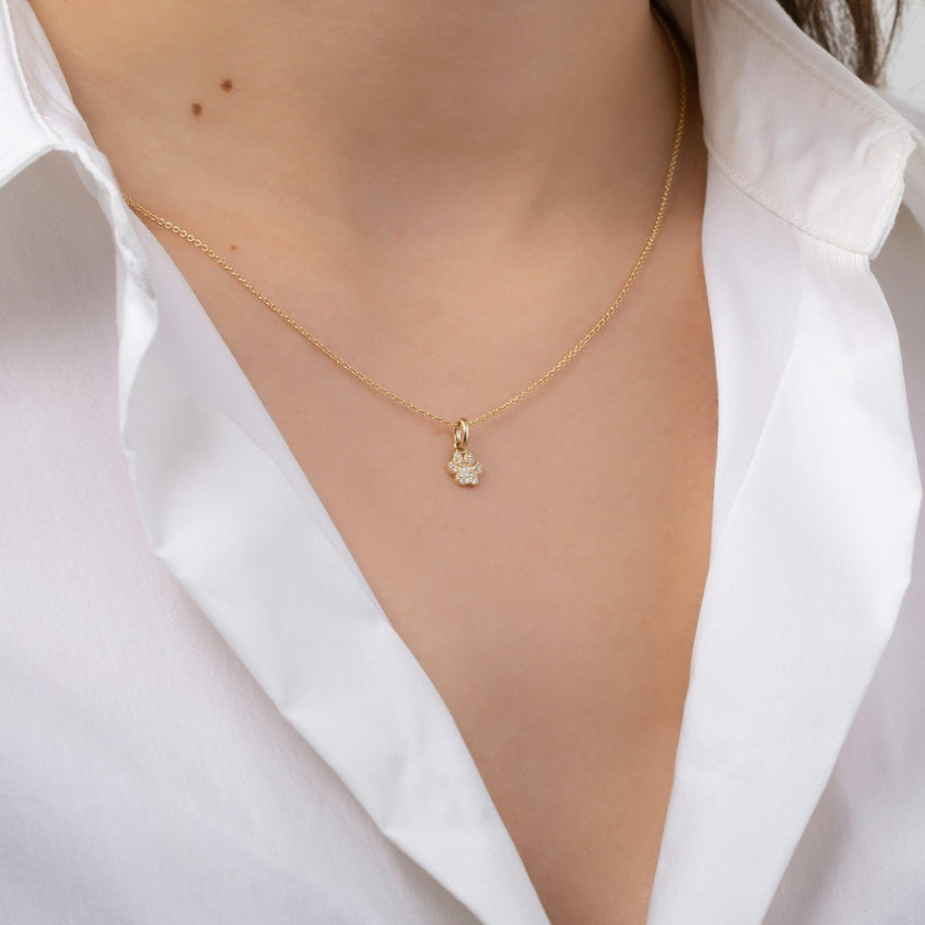 Diamond Paw Pendant