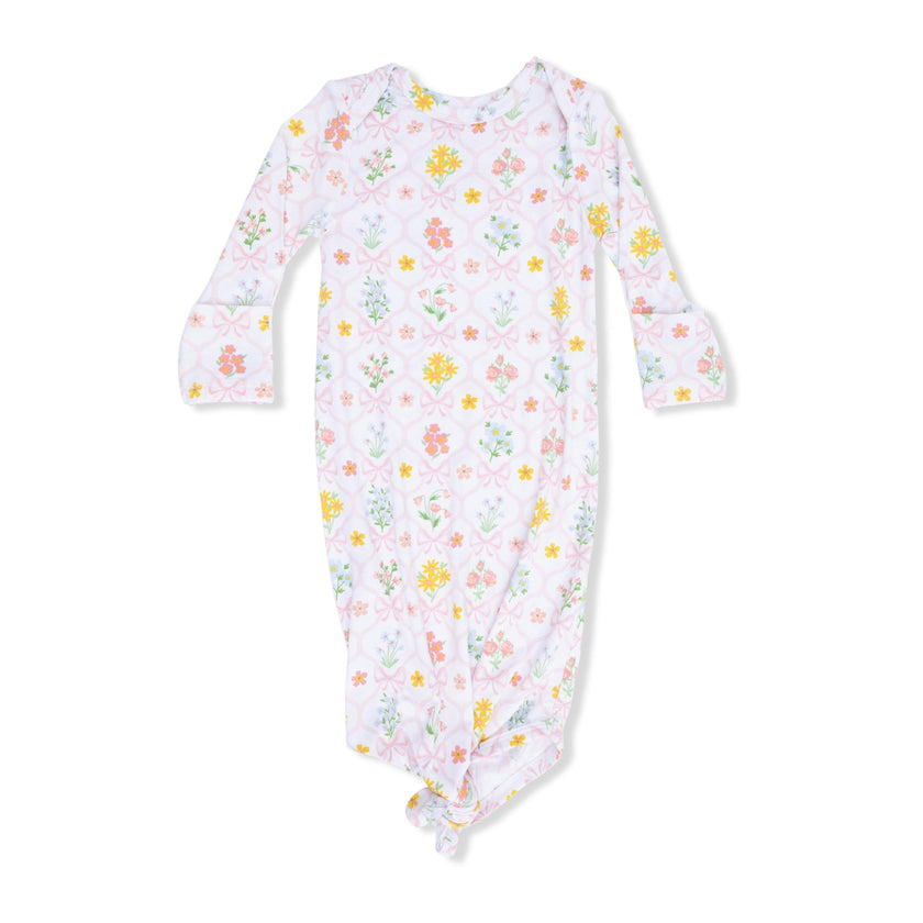 Spring Blooms Bow Trellis - Knotted Gown