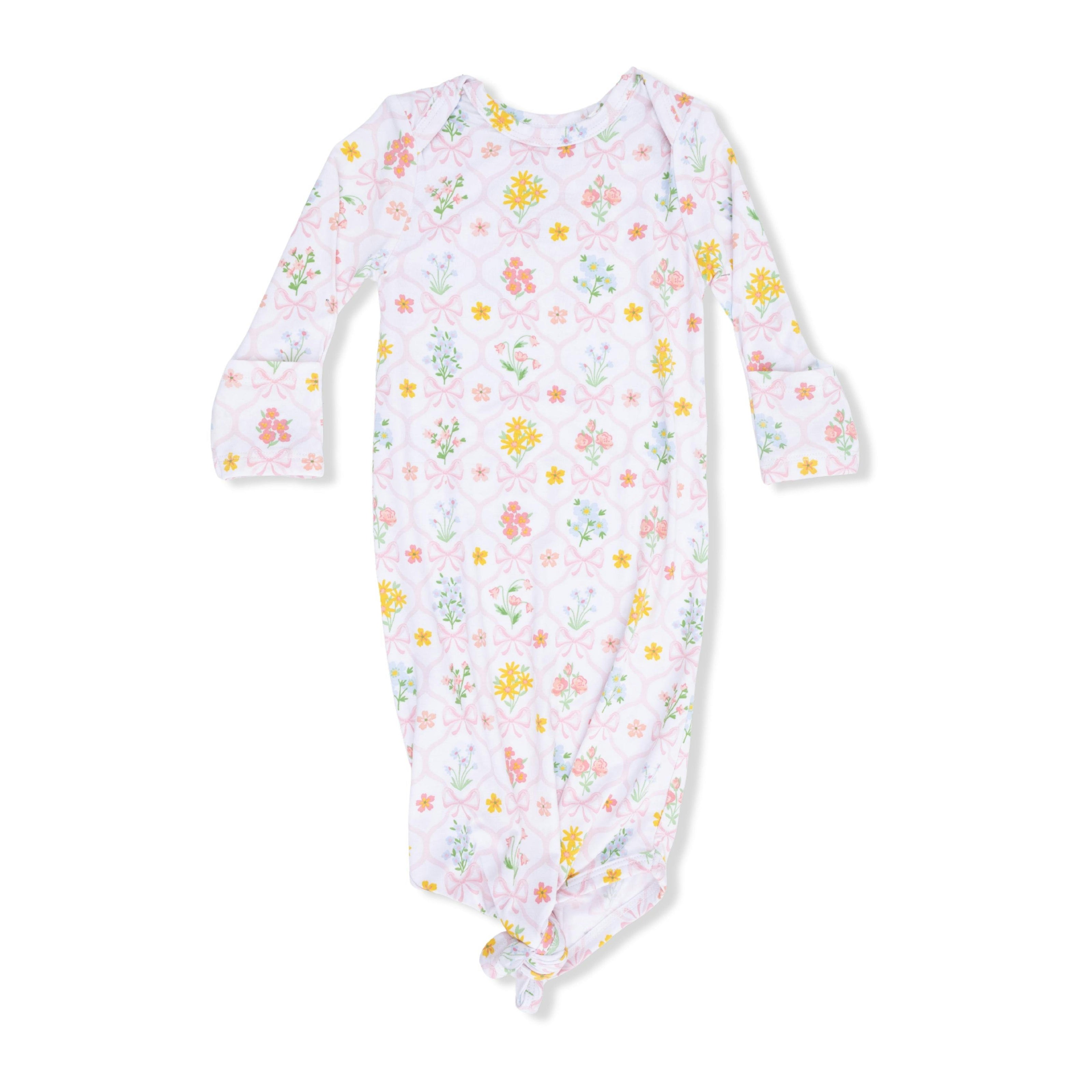 Spring Blooms Bow Trellis - Knotted Gown