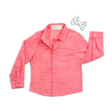 Jr Star Heartbreaker Pink Child Shirt with Bow Tie