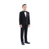 Black Suit with Black Shawl Lapel