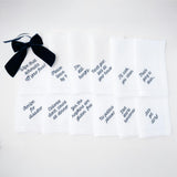 Mixed Messages Dinner Napkins