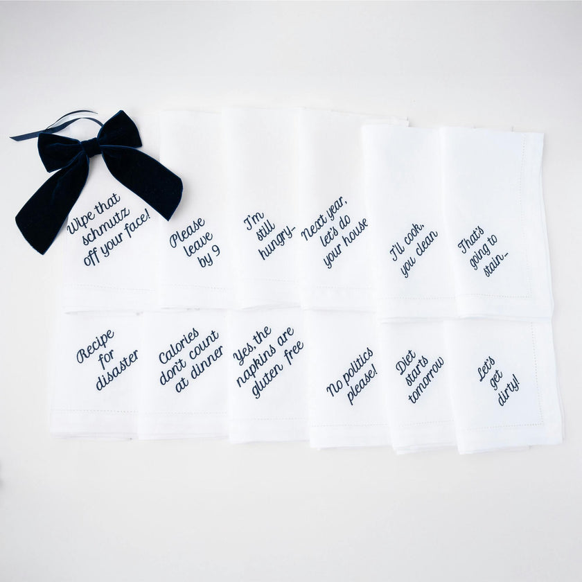 Mixed Messages Dinner Napkins
