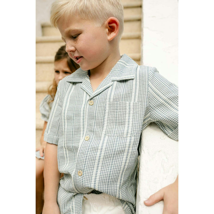 Graham Button Down - Breezy Blue