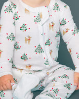 The Organic Zipper Footie [Tinsel Trees]