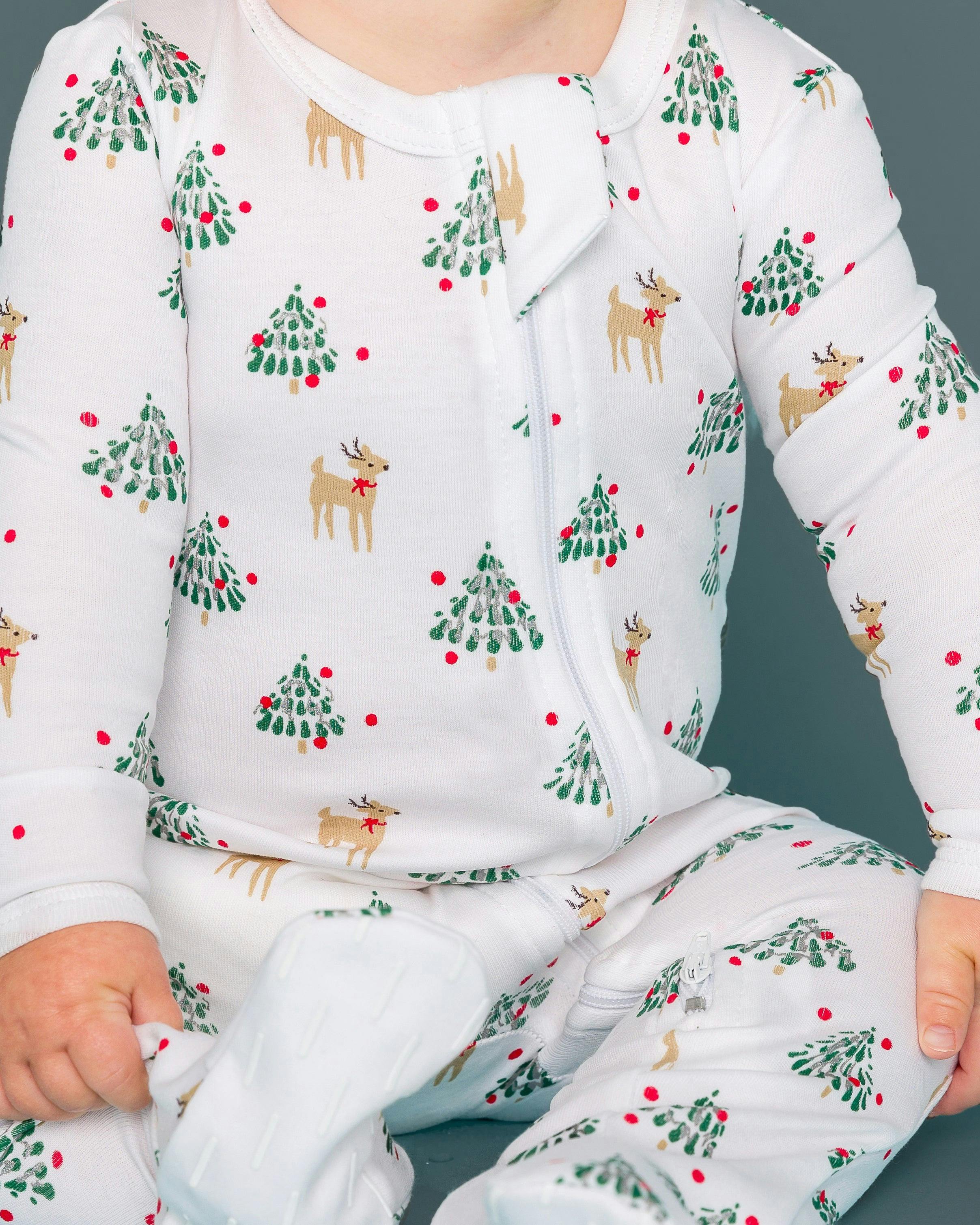 The Organic Zipper Footie [Tinsel Trees]