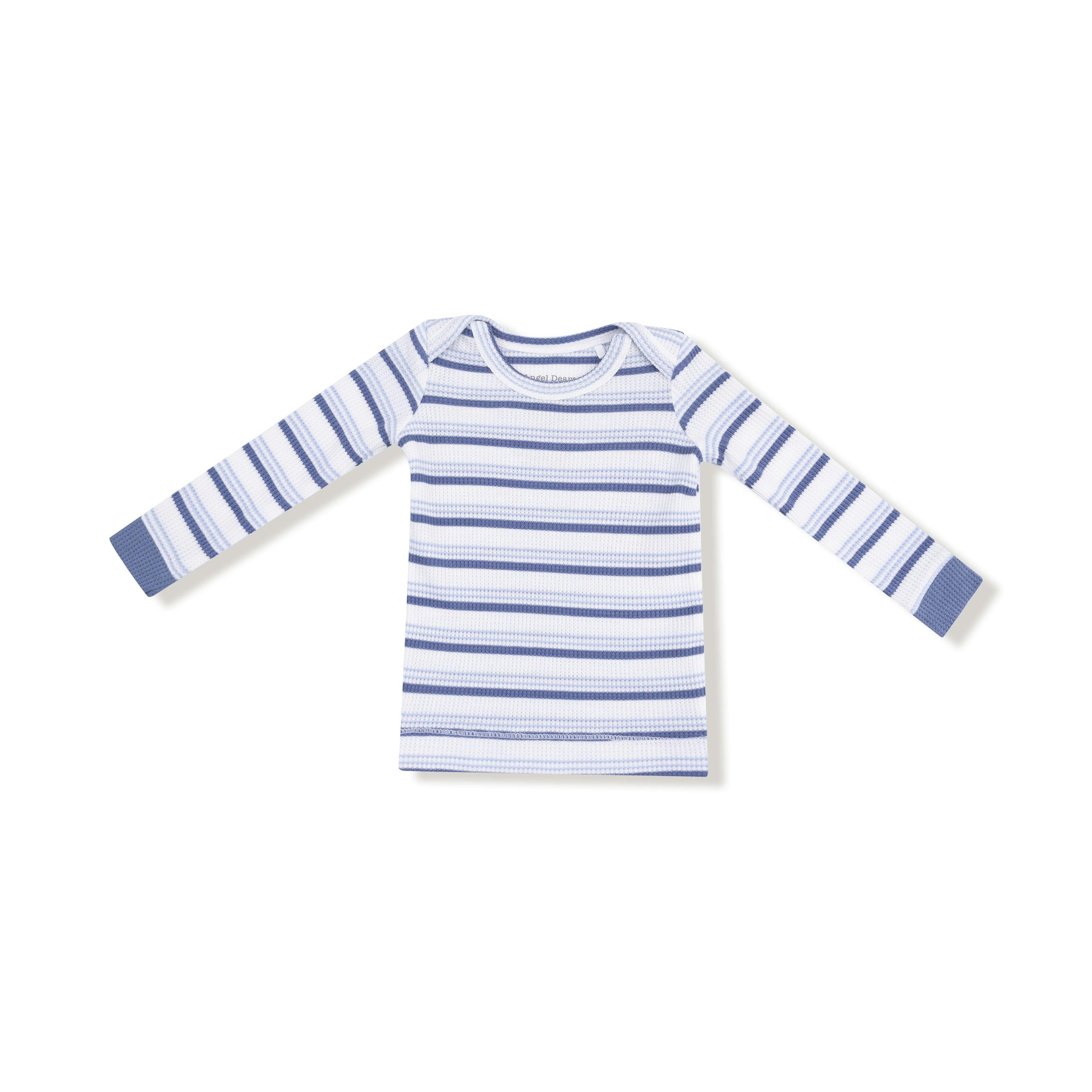 Vintage Stripe - Blue - Long Sleeve Loungewear Set