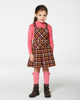 Milano Checketed Sleeveless Shortall