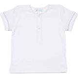 Henley T-Shirt - Lt.Blue Trim