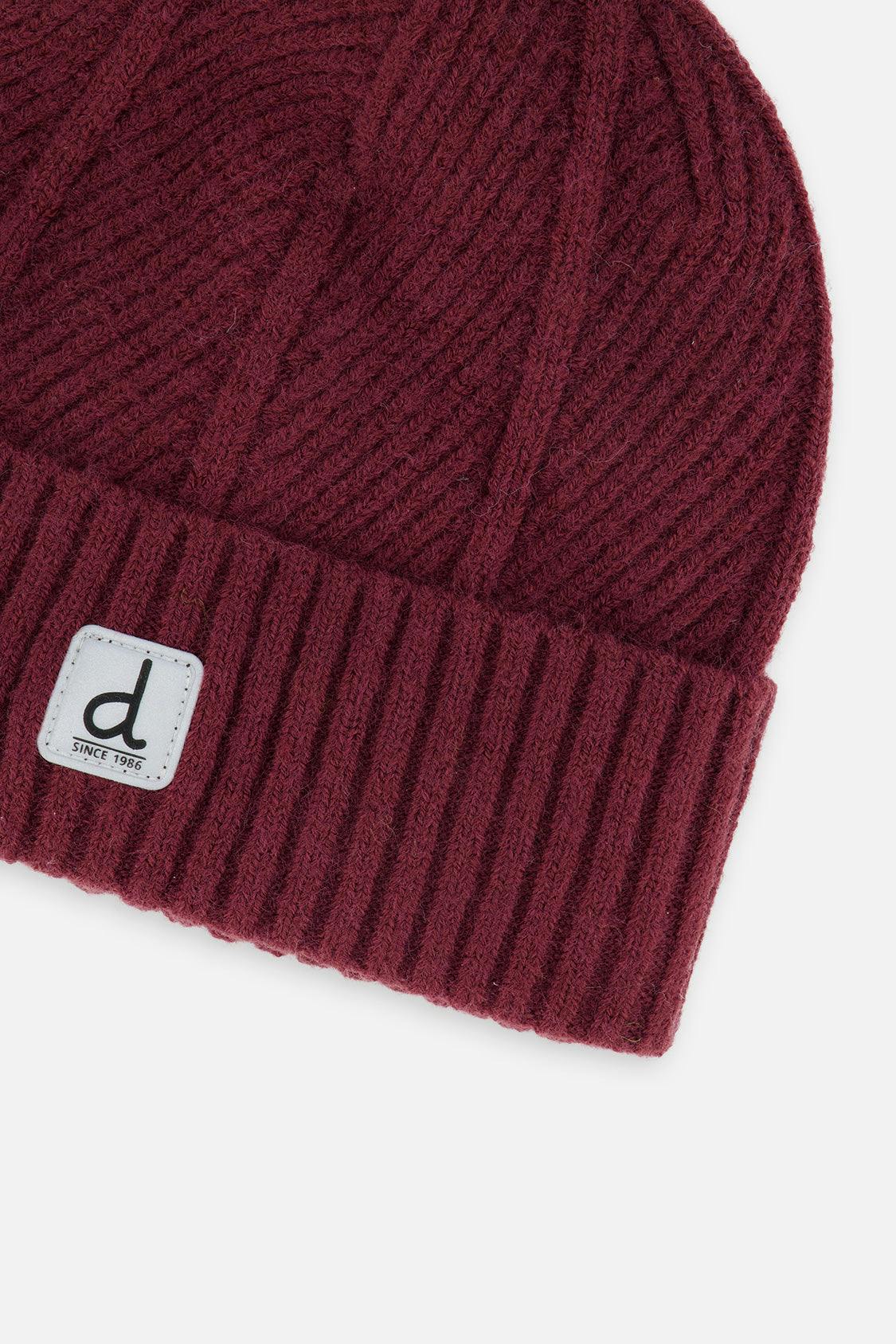 Winter Knit Hat Burgundy