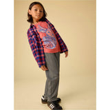 Barrel Leg Trousers, Grey