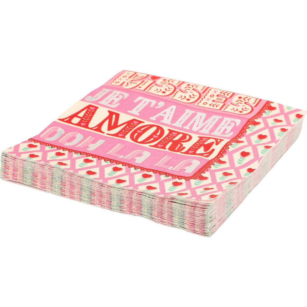 Packed Party Ooh La Love Valentine's Napkins (20 count)